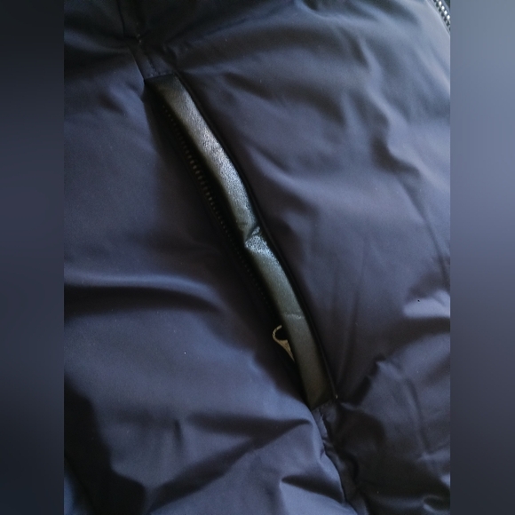 NWT Mackage Adali Blue Navy Puffer, Parka Jacket Coat Size XS - Picture 12 of 13